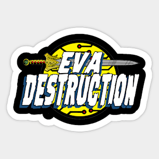 Eva Destruction Logo Sticker